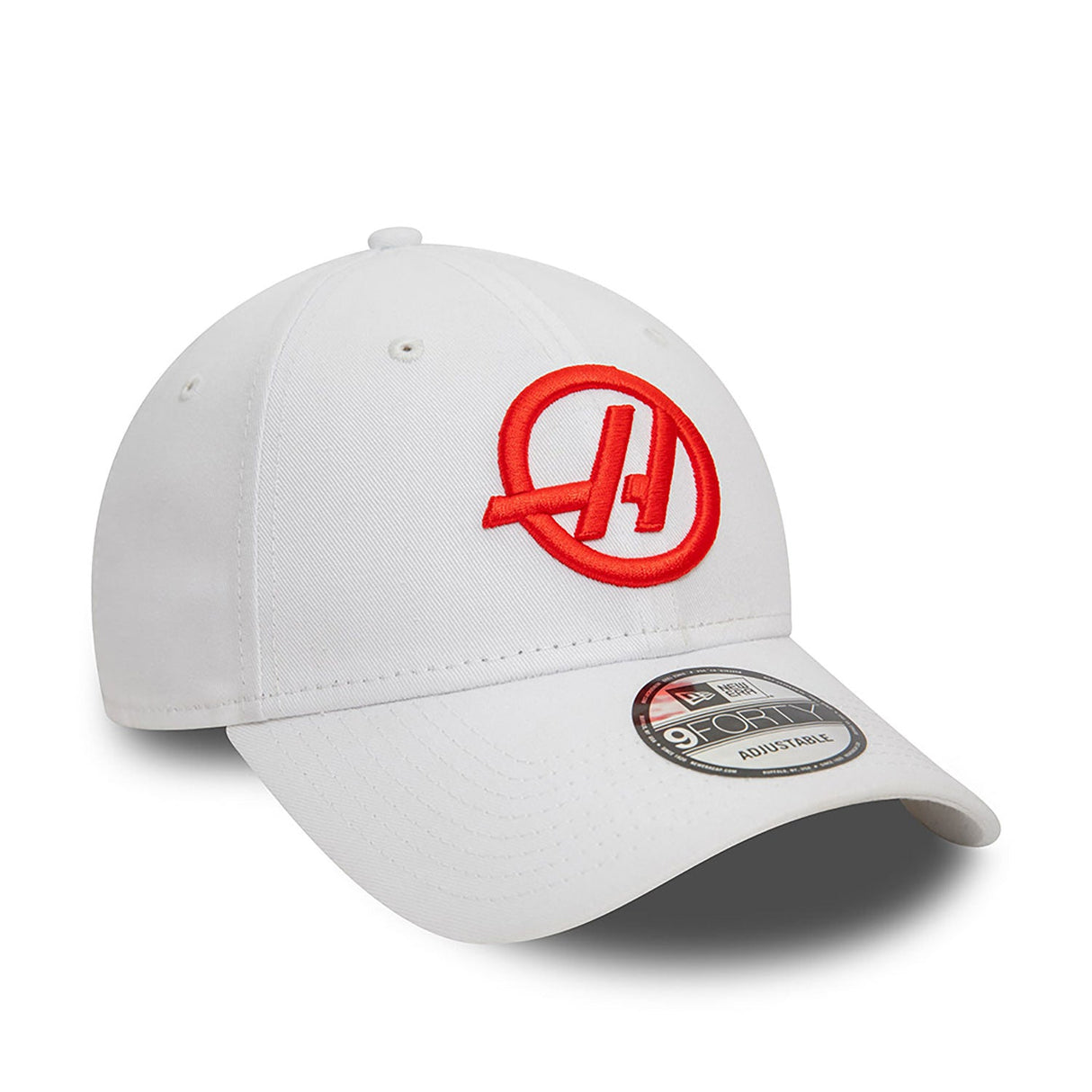 Gorra Haas, NEW ERA, 9FORTY, blanco