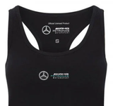Mercedes Women's Top, Logo, Black, 2020