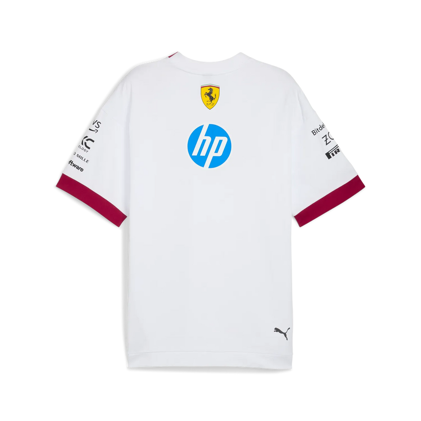 Übergroßes Rundhals-T-Shirt der Scuderia Ferrari-Fahrer 🔥