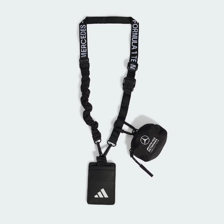 Lanyard Mercedes, equipo, ingenieros, adidas, negro