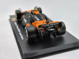 Coche modelo McLaren, Bburago, Lando Norris, decoración de Miami, caja acrílica, MCL38 🔥