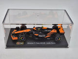 Coche modelo McLaren, Bburago, Lando Norris, decoración de Miami, caja acrílica, MCL38 🔥