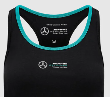 Mercedes, Mujer, Stealth Racerback, Negro