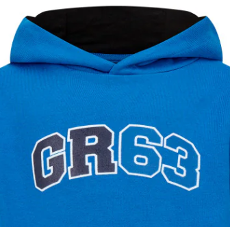 Mercedes George Russell Kids' Hoodie, Blue