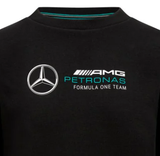 Mercedes Mujer Manga Larga, Negro