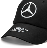 Mercedes Equipo George Russell Gorra de piloto negra, 2023