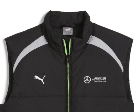 Mercedes vest, Puma, padded, black