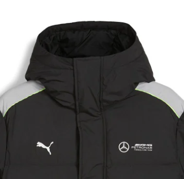 Mercedes Puma MT7+ Ecolite Quilted Jacket, Black