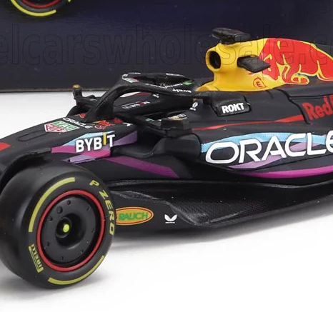 Red Bull Racing modelo de coche 1:43, bburago, RB19, Miami, Max Verstappen #1, 2023