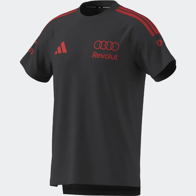 Póló Audi, equipo, mecánico, adidas, gris, 2026
