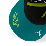 Gorra de Aston Martin, del equipo, Lance Stroll, verde