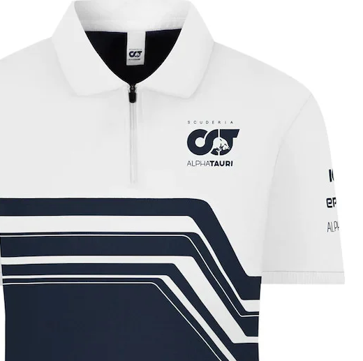 Scuderia Alpha Tauri, Mujeres, Equipo Camiseta con cuello, Navy, 2022
