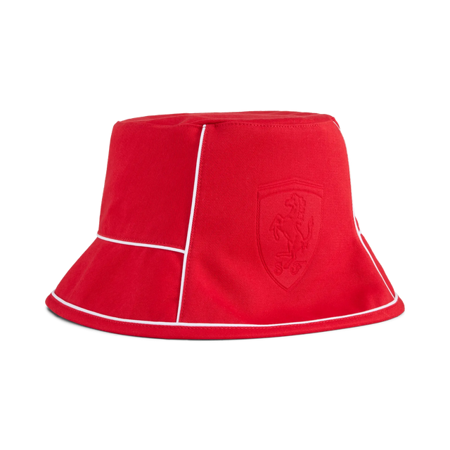 Sombrero Bucket Scuderia Ferrari Race F1 Premium, Rojo, 2026