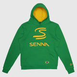 Sudadera con capucha Ayrton Senna, herencia, verde