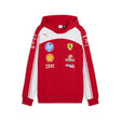 Sudadera con capucha Ferrari, equipo, rojo, 2026