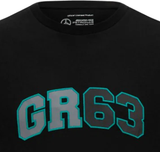 Mercedes George Russell Logo T-Shirt, Men, Black