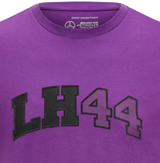 Camiseta Mercedes Lewis Hamilton Logo, Hombre, Morado