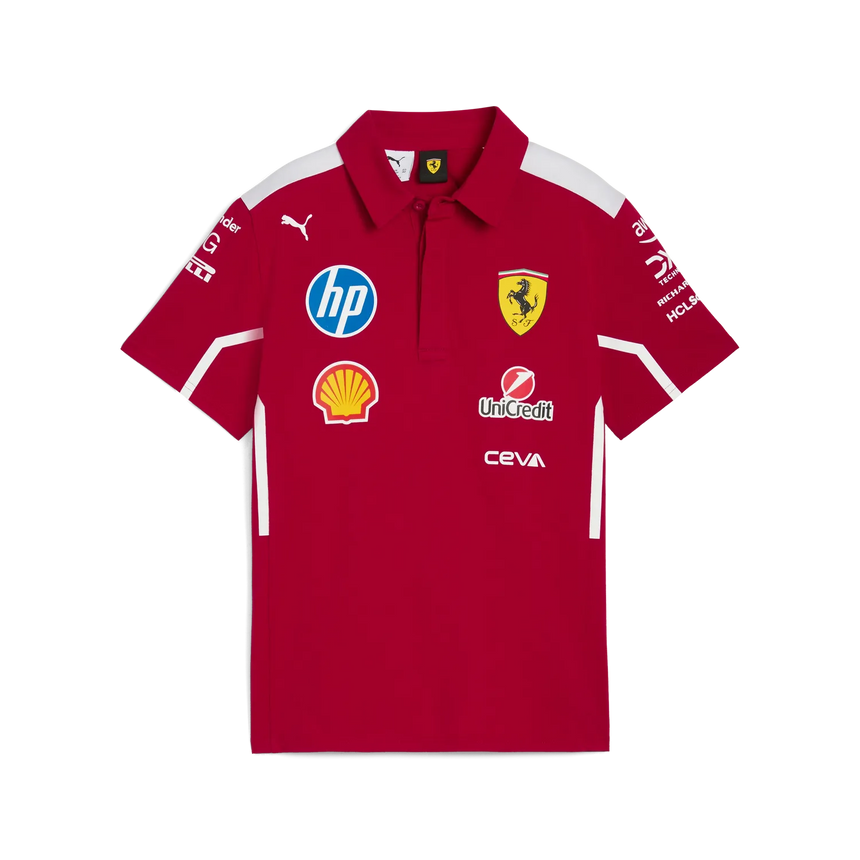 Scuderia Ferrari Equipo Polo Niño 🔥