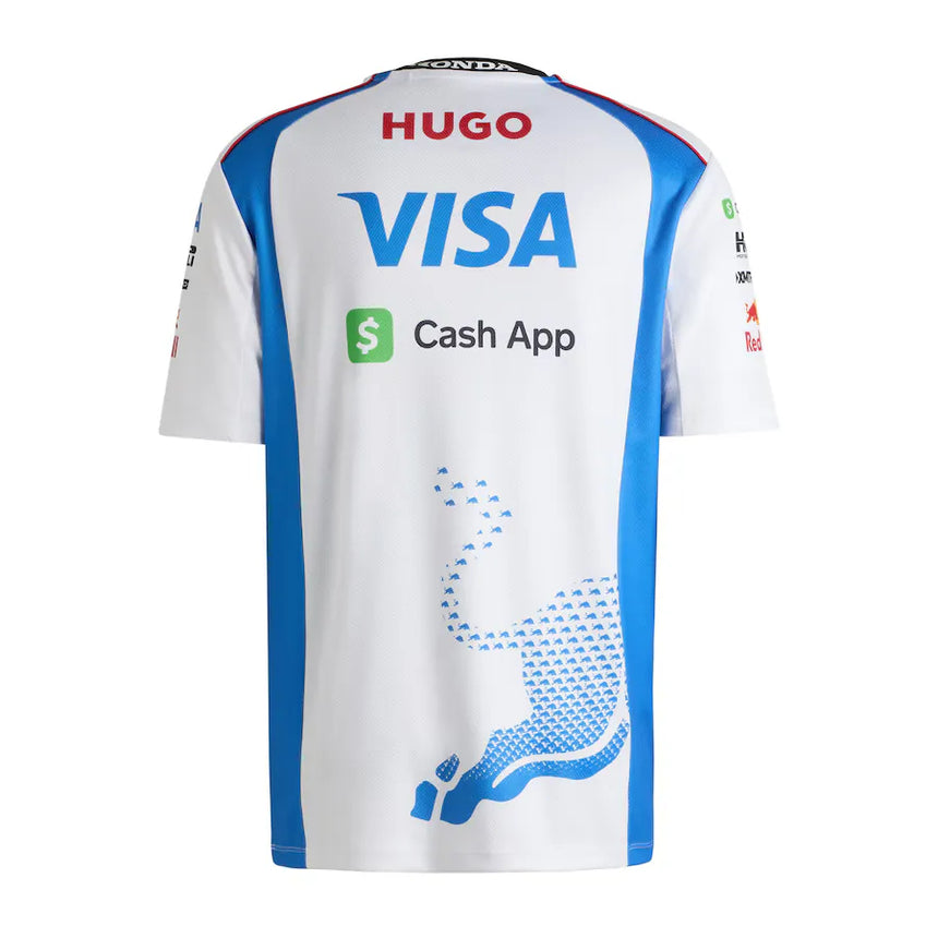 Camiseta de equipo masculino VISA RB BLANCA 🔥