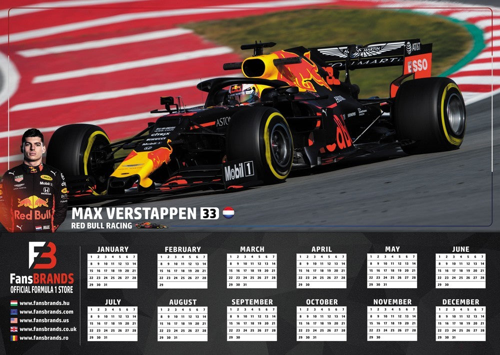 Calendario de carreras Max Verstappen