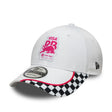 Visa RB gorra, tablero de ajedrez, 9FORTY, New Era, blanca