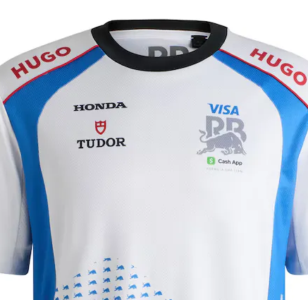 Camiseta réplica VISA RB MENS Hadjar BLANCA 🔥